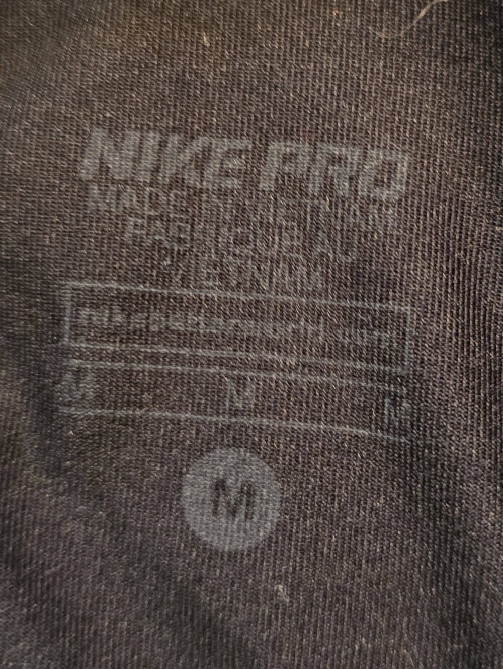 Nike Black Women's Capri Athletic Leggings with Logo Waistband - Picture 2 of 6